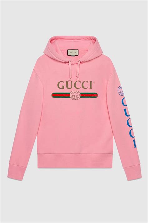 gucci light pink hoodie|white gucci hoodie for kids.